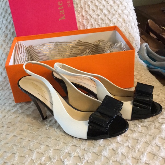 kate spade Shoes - New Kate Spade Gracie sling back heels size 9
